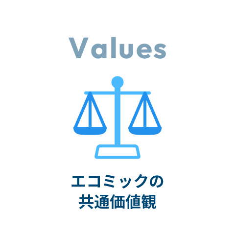 Values エコミックの共通価値観